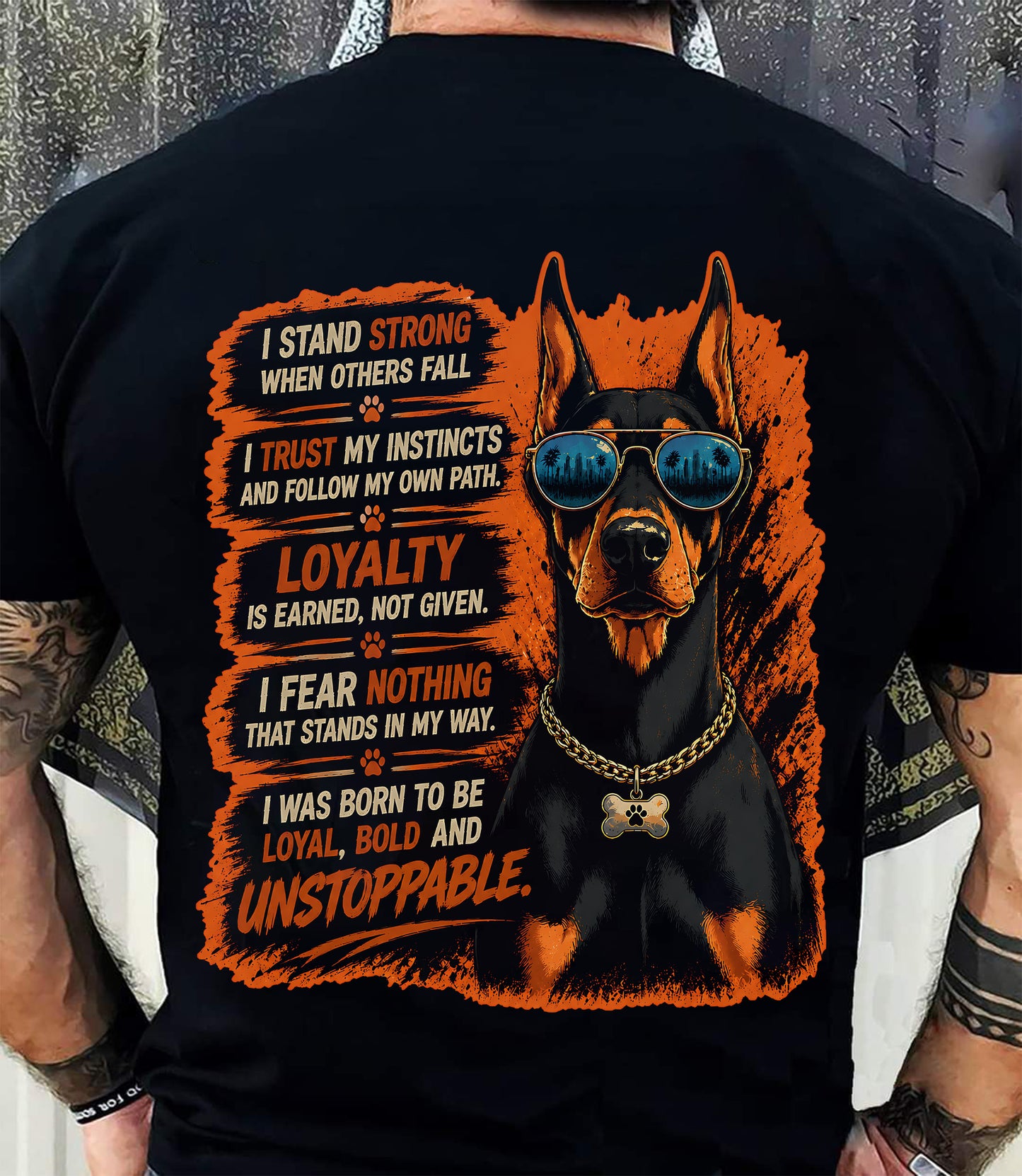PET SHIRT UNSTOPPABLE - For Men - Virgo00 (SKU2608-255)