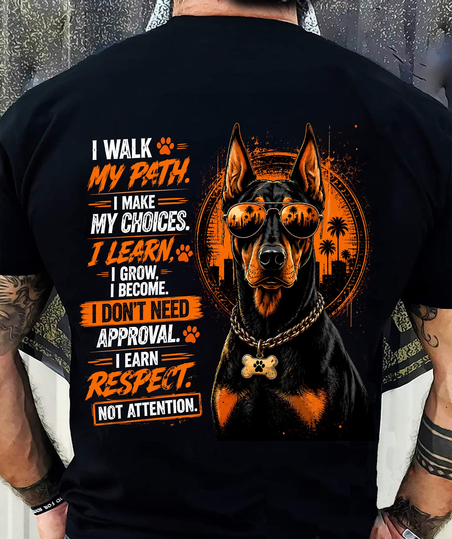 PET SHIRT Not Attention - For Men - Virgo00 (SKU2608-381)