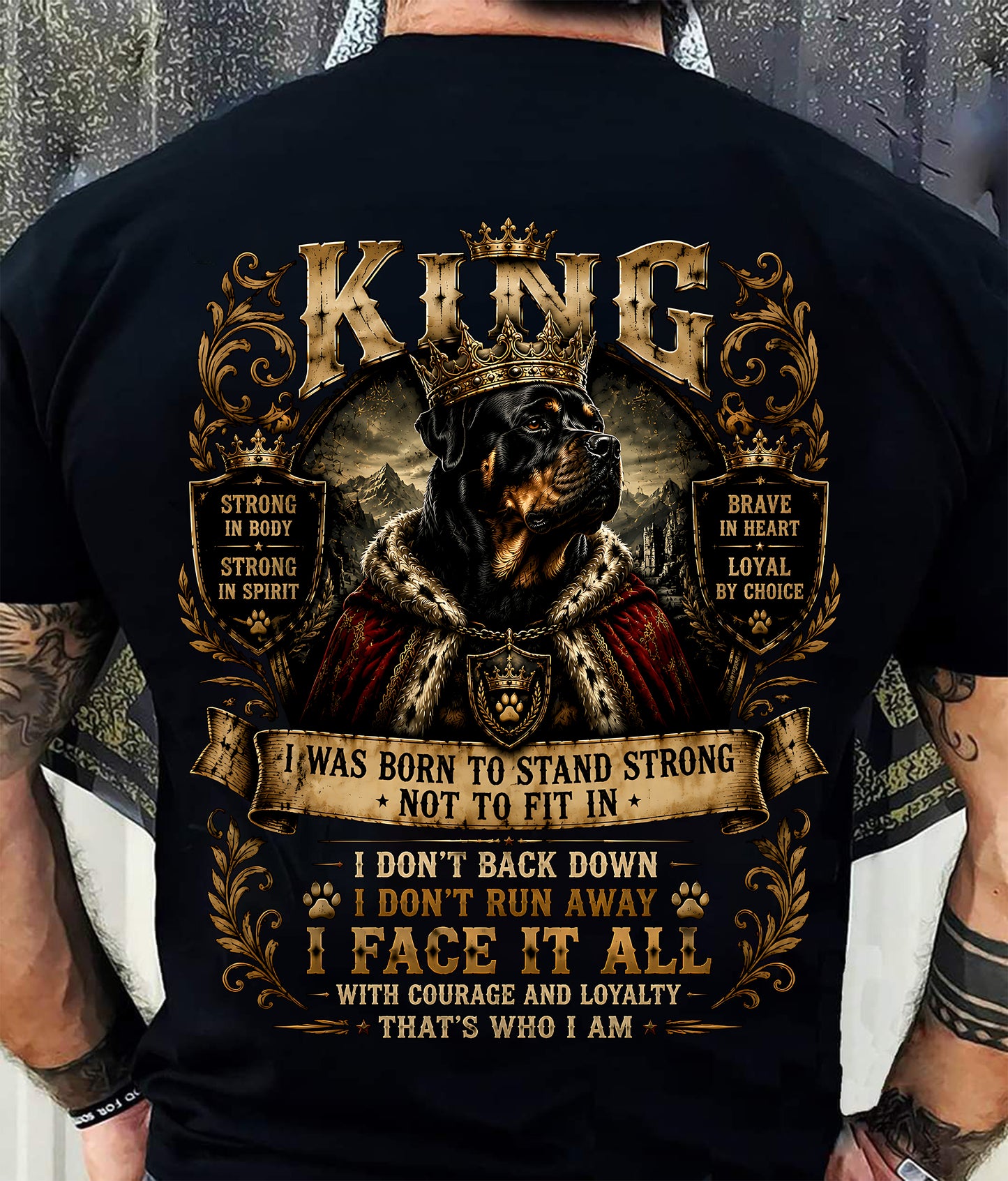 PET SHIRT King - For Men - Virgo00 (SKU2608-445)