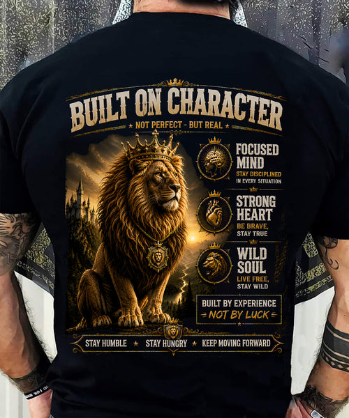 PET SHIRT Built On Character - For Men - Virgo00 (SKU2608-485)