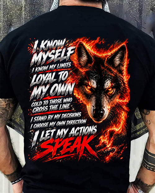 SHIRT I Let My Actions Speak - For Men - Virgo00 (SKU2609-145)