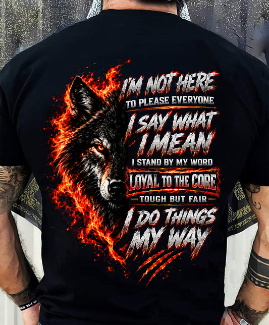 SHIRT I Do Things My Way - For Men - Virgo00 (SKU2609-181)