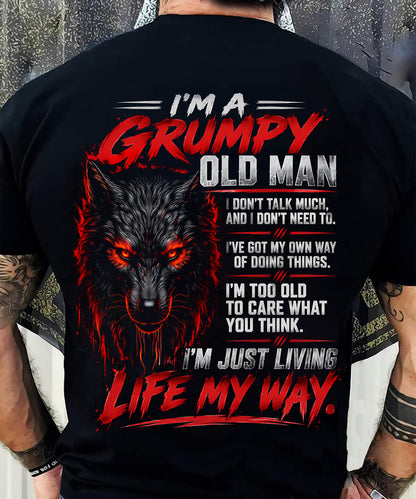 SHIRT I'm A Grumpy Old Man - For Men - Virgo00 (SKU2609-247)