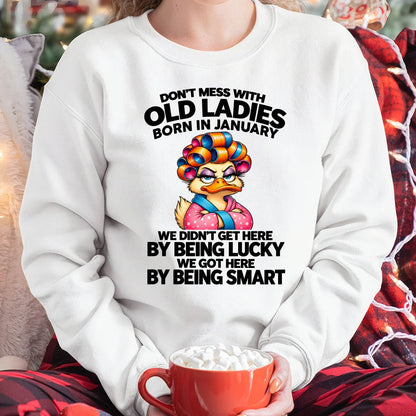 JANUARY SHIRT Don't Mess With Old Ladies - For Women - Virgo01 (SKU2609-304-01)
