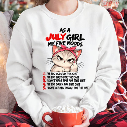 JULY SHIRT July Girl, My 5 Moods - For Women - Virgo07 (SKU2610-164-07)