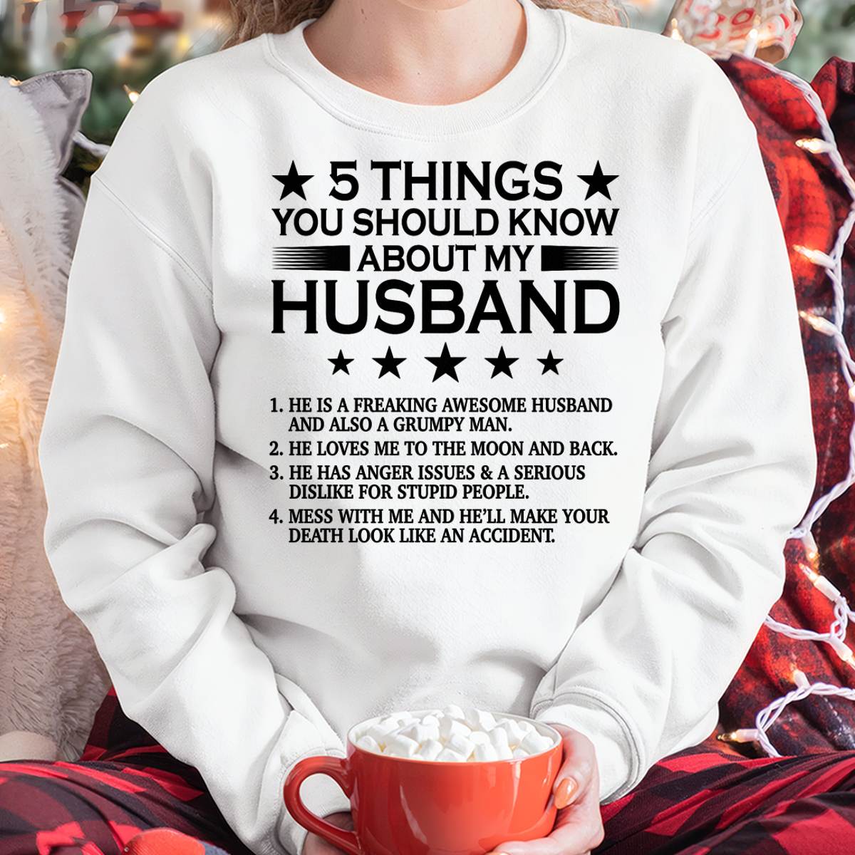 5 THINGS YOU SHOULD KNOW ABOUT MY HUSBAND - T SHIRT GIFT FROM HUSBAND - virgo00 (SKU2605-36-00)