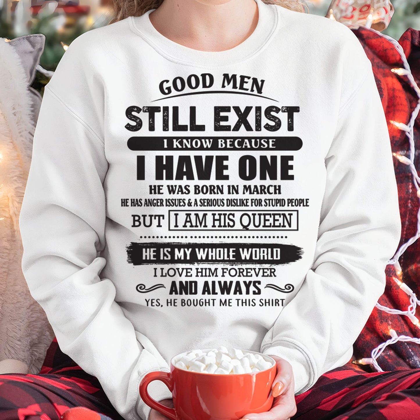 March - Good Men Still Exist - Perfect Gift For Girlfriend, Wife From Husband - Virgo03 (SKU07-166-03)