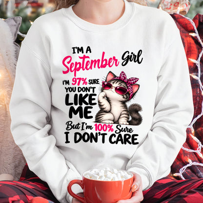 SEPTEMBER SHIRT You Don't Like Me, I Don't Care - For Women -Virgo09 (SKU2610-192-09)