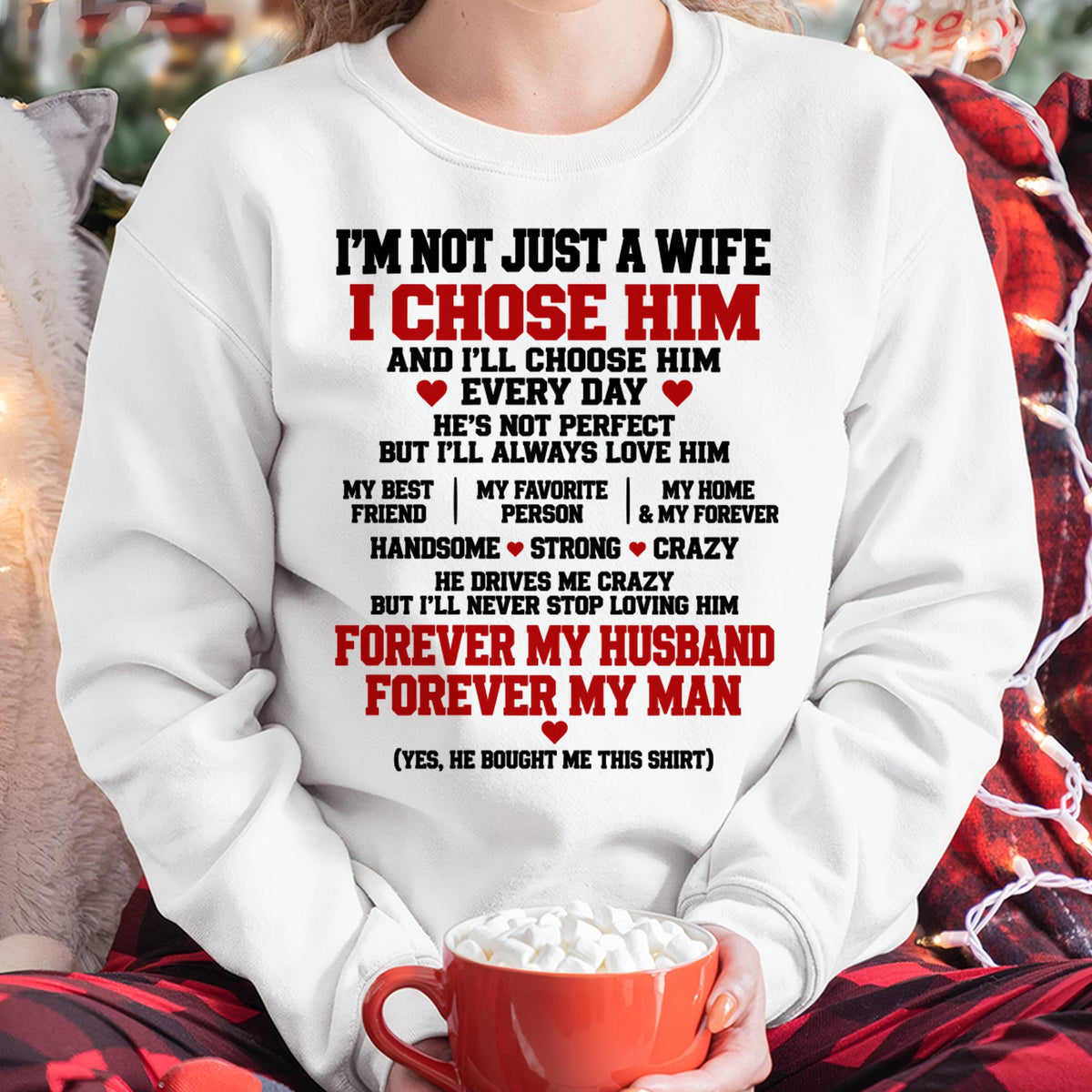 SHIRT I'M NOT JUST A WIFE - FROM HUSBAND - TO MY WIFE - Virgo00 (SKU2609-78)