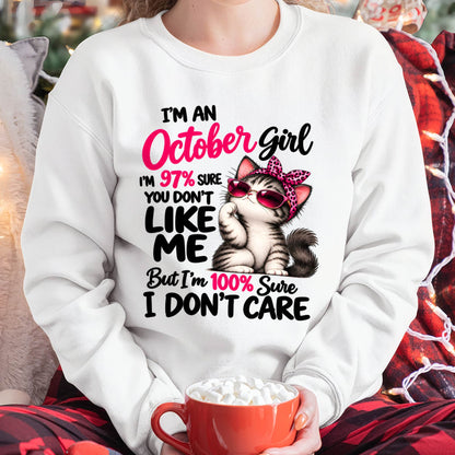 OCTOBER SHIRT You Don't Like Me, I Don't Care - For Women -Virgo10 (SKU2610-192-10)