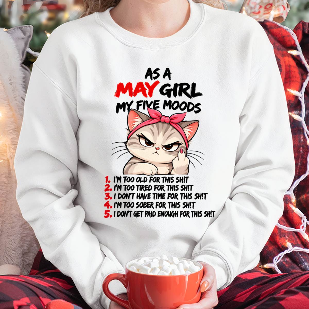 MAY SHIRT May Girl, My 5 Moods - For Women - Virgo05 (SKU2610-164-05)