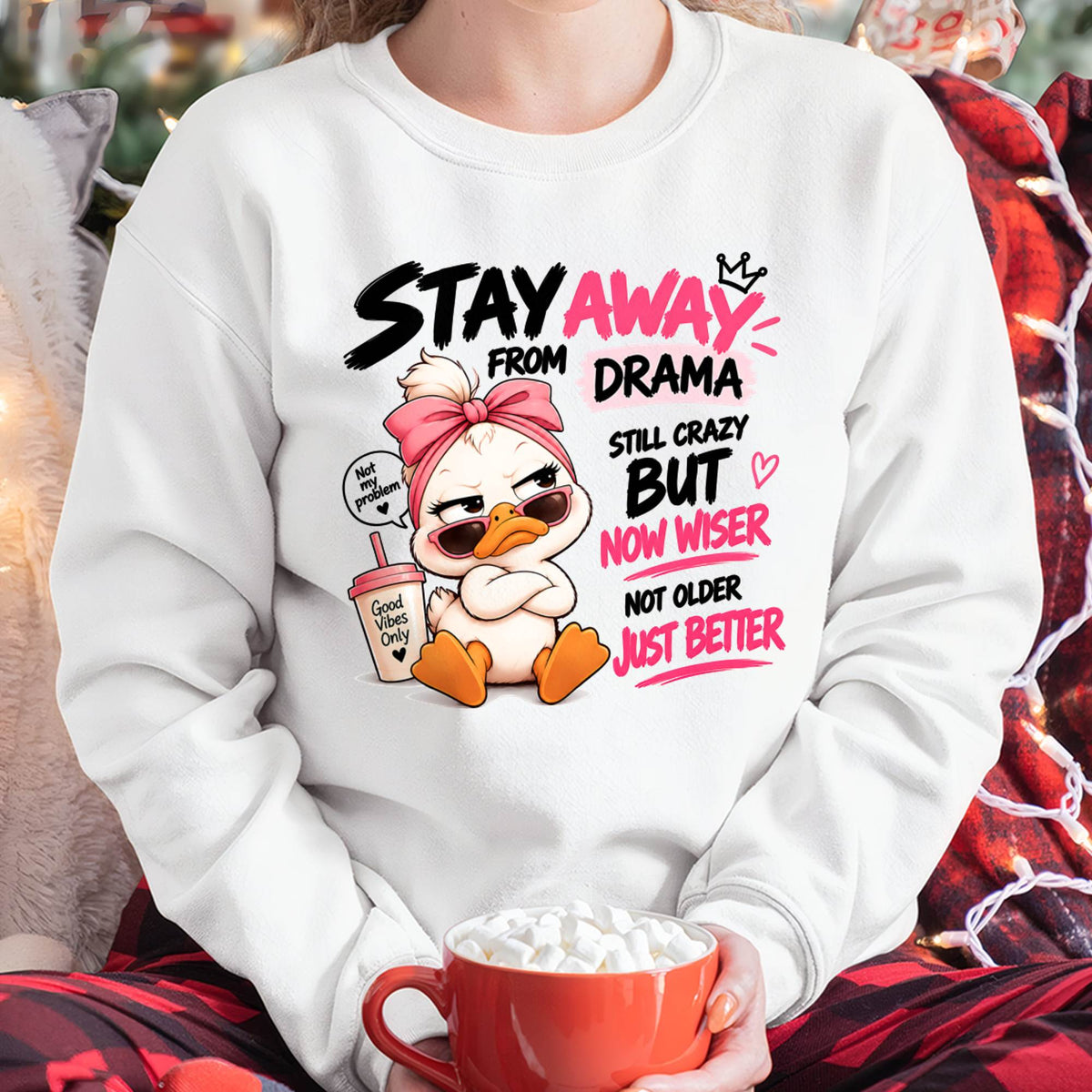 SHIRT Stay Away From Drama - For Women - Virgo00 (SKU2609-205)
