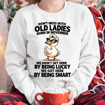NOVEMBER SHIRT Don't Mess With Old Ladies - For Women - Virgo11 (SKU2609-305-11)