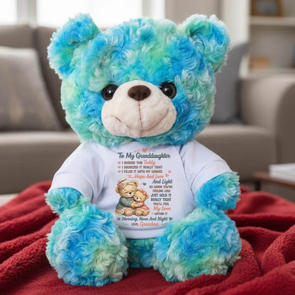TO MY GRANDDAUGHTER - TEDDY BEAR, A BIG HUG FROM GRANDMA - virgo (SKU2608-609)