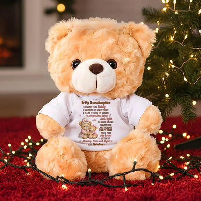 TO MY GRANDDAUGHTER - TEDDY BEAR, A BIG HUG FROM GRANDMA - virgo (SKU2608-607)