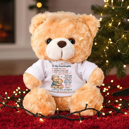 TO MY GRANDDAUGHTER - TEDDY BEAR, A BIG HUG FROM GRANDMA - virgo (SKU2608-609)
