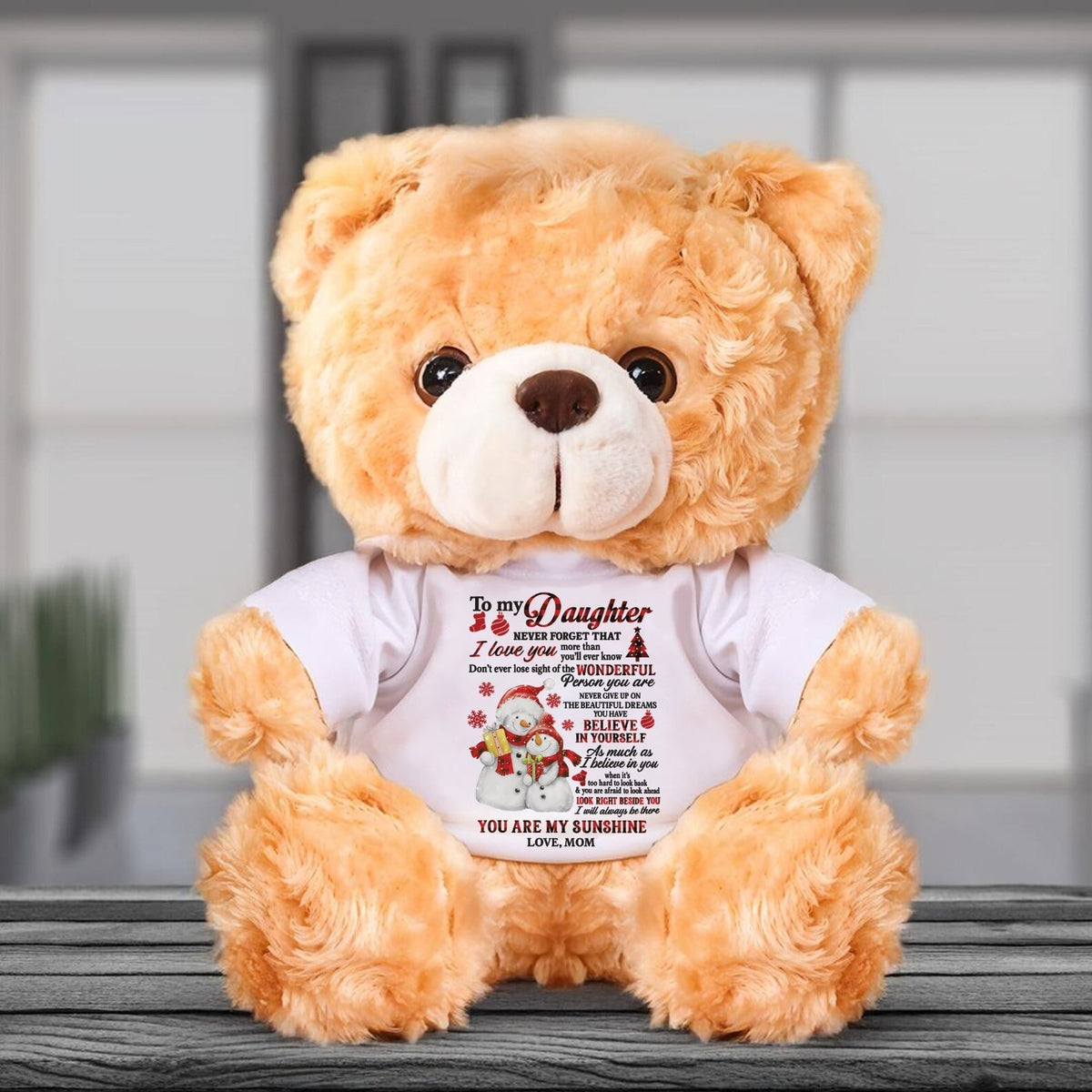 Gift for Daughter From Mom - Teddy Bear