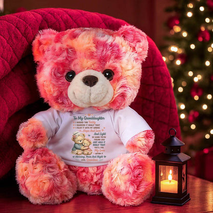 TO MY GRANDDAUGHTER - TEDDY BEAR, A BIG HUG FROM GRANDMA - virgo (SKU2608-609)