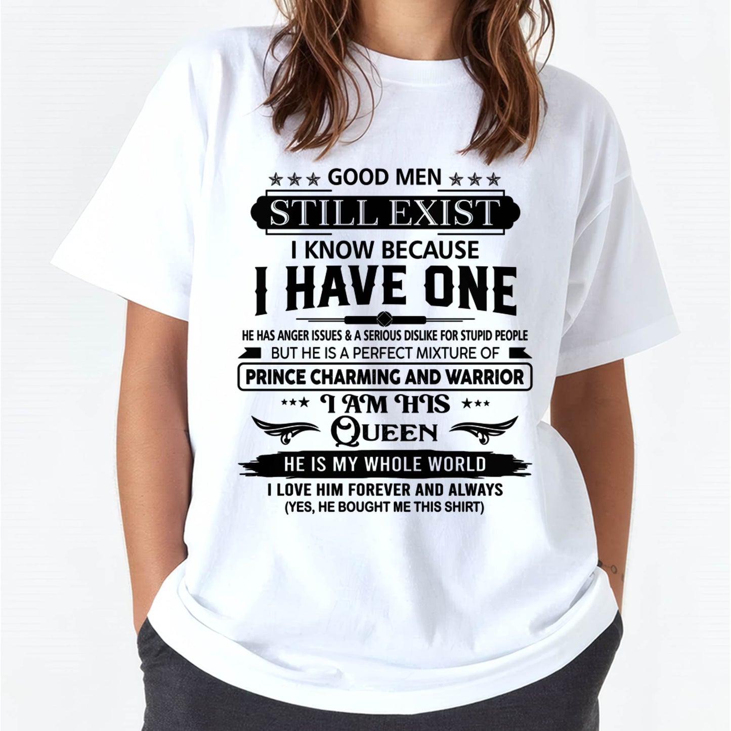 GOOD MEN STILL EXIST I KNOW BECAUSE I HAVE ONE - FROM HUSBAND - virgo00 (SKU12-307-00)