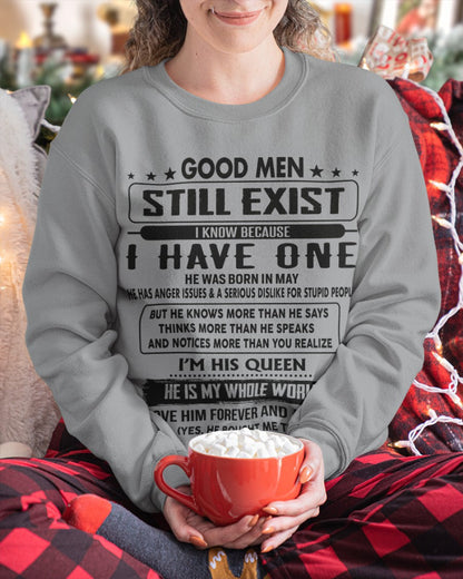 May - Good men Still Exist - gift for your girlfriend, wife from Husband - Virgo05 (SKU-GM-05)