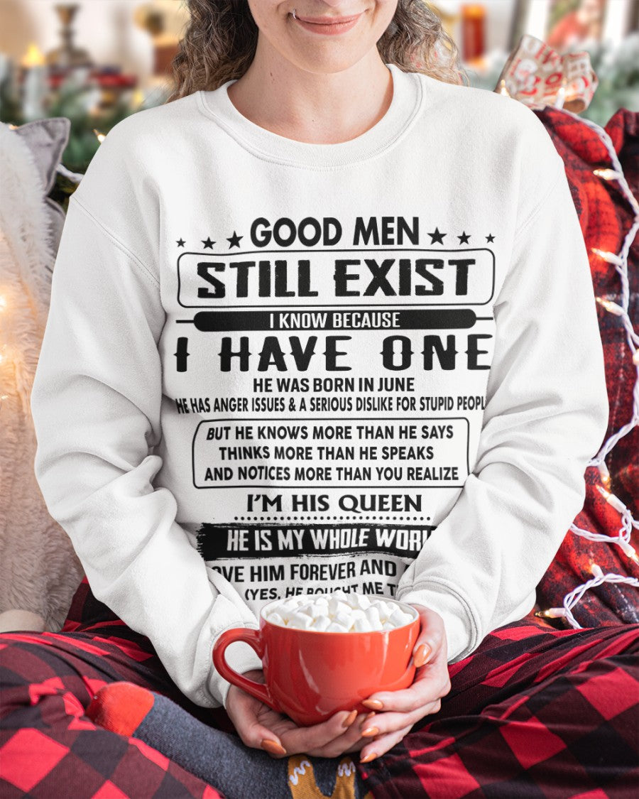 June - Good men Still Exist - gift for your girlfriend, wife from Husband - Virgo06 (SKU-GM-06)