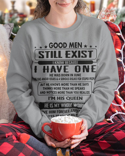 June - Good men Still Exist - gift for your girlfriend, wife from Husband - Virgo06 (SKU-GM-06)