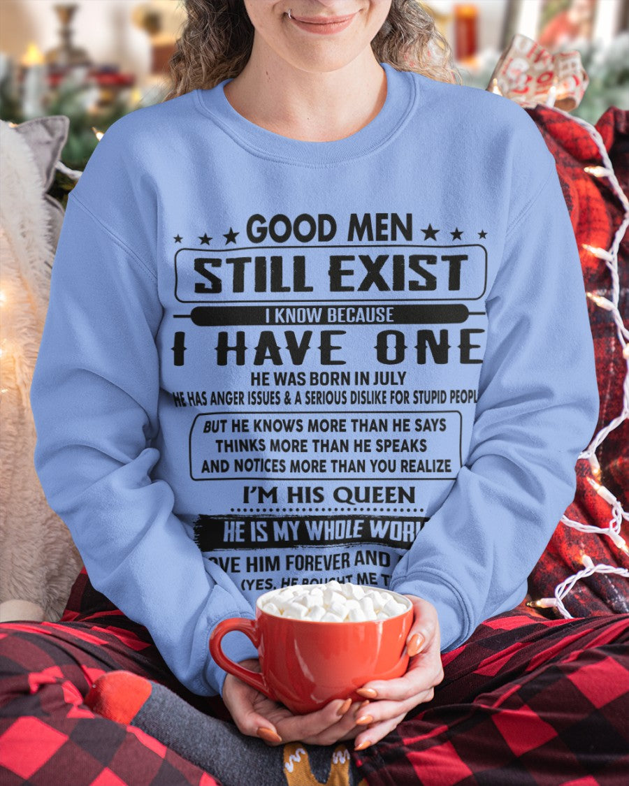 July - Good men Still Exist - gift for your girlfriend, wife from Husband - Virgo07 (SKU-GM-07)