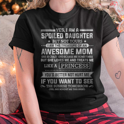 I Get My Attitude From My Freaking Awesome Mom - Gift for Daughter From Mom - virgo00