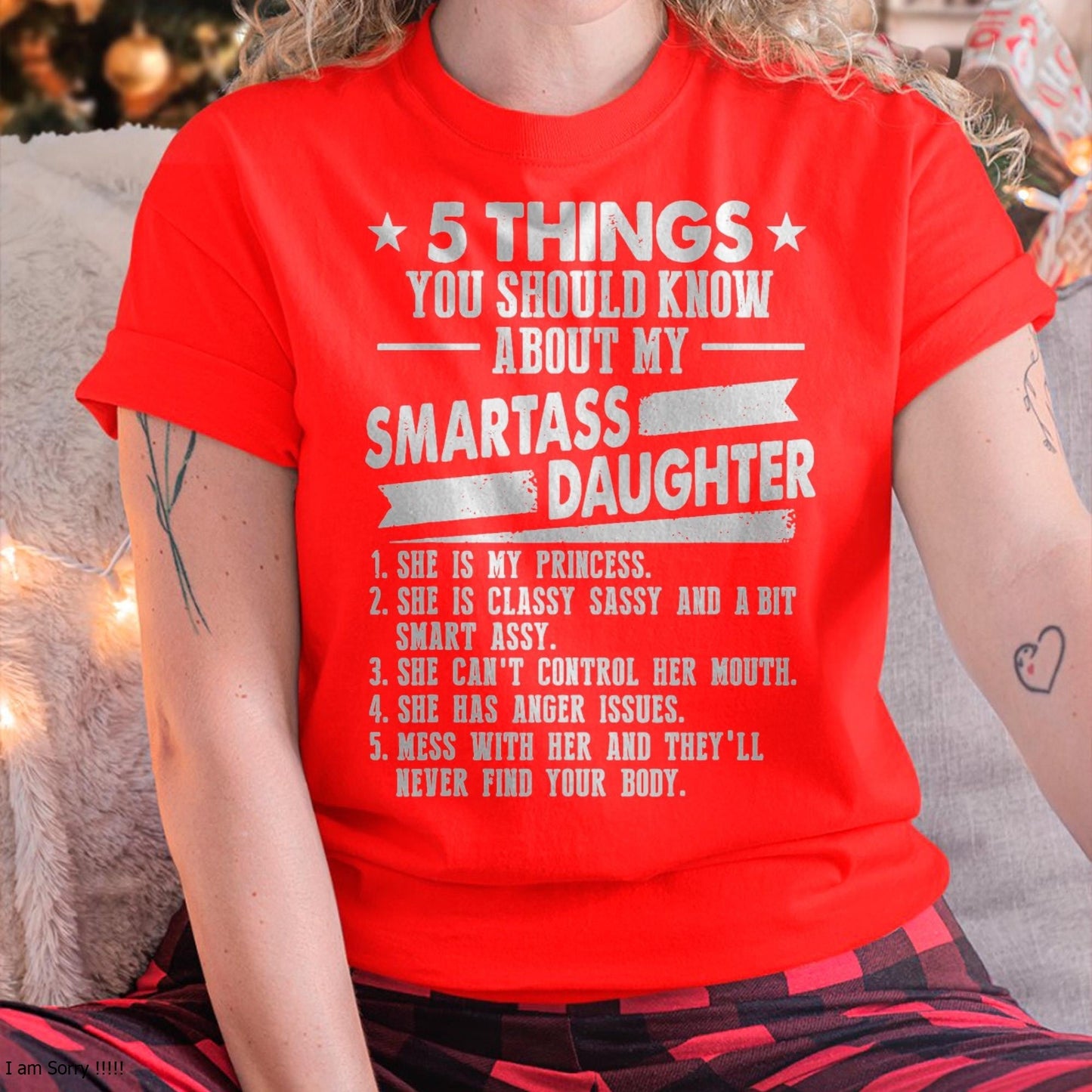 5 Things You Should Know About My Smartass Daughter - Gift for Daughter from Mom - virgo00