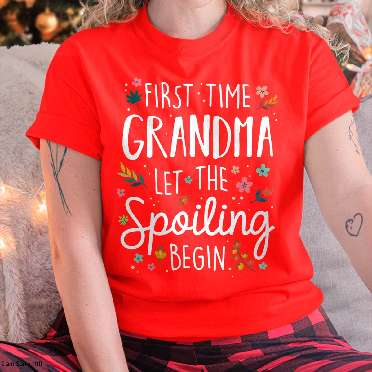 FIRST TIME GRANDMA T-SHIRT – PERFECT GIFT FOR NEW GRANDMAS - virgo00 (SKU8-GRA00)