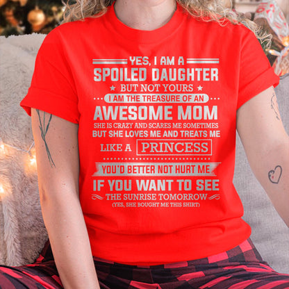 I Get My Attitude From My Freaking Awesome Mom - Gift for Daughter From Mom - virgo00