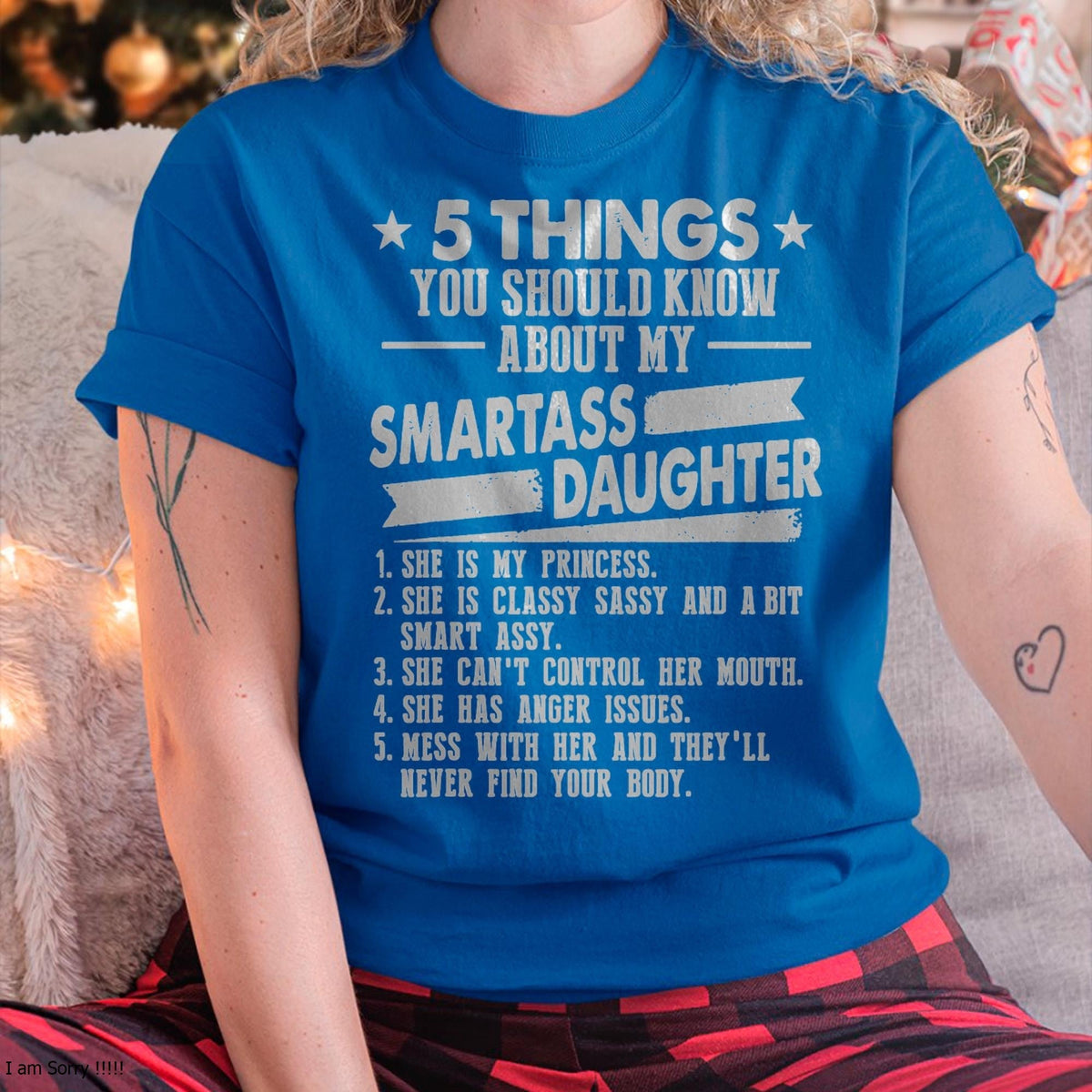 5 Things You Should Know About My Smartass Daughter - Gift for Daughter from Mom - virgo00