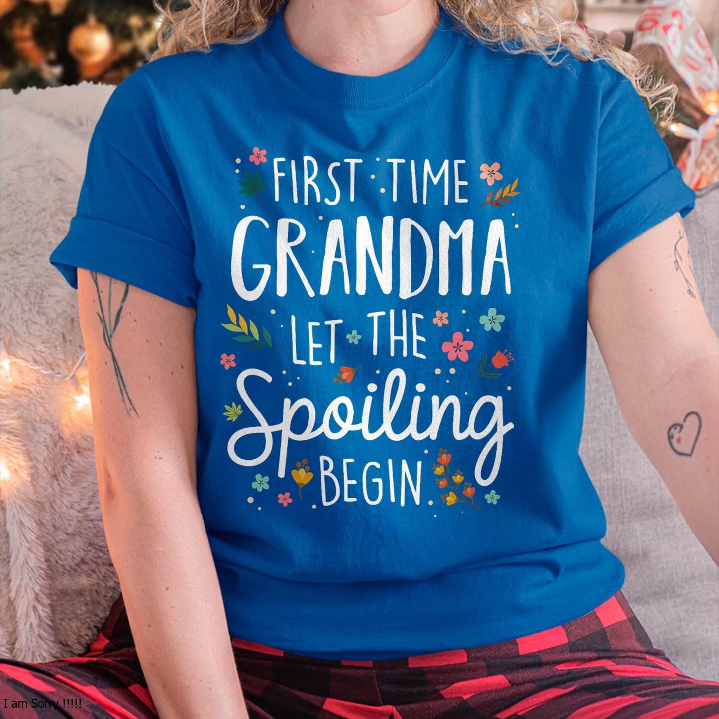 FIRST TIME GRANDMA T-SHIRT – PERFECT GIFT FOR NEW GRANDMAS - virgo00 (SKU8-GRA00)