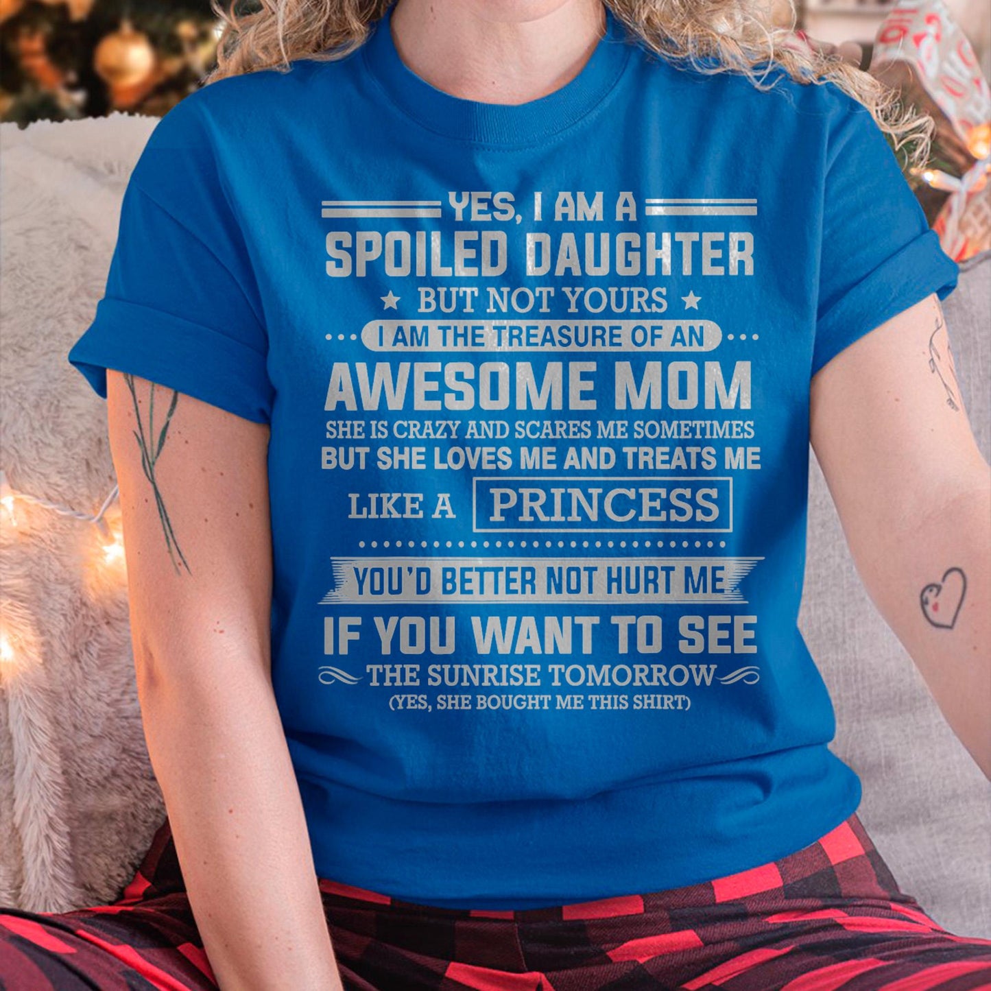 I Get My Attitude From My Freaking Awesome Mom - Gift for Daughter From Mom - virgo00