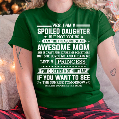 I Get My Attitude From My Freaking Awesome Mom - Gift for Daughter From Mom - virgo00