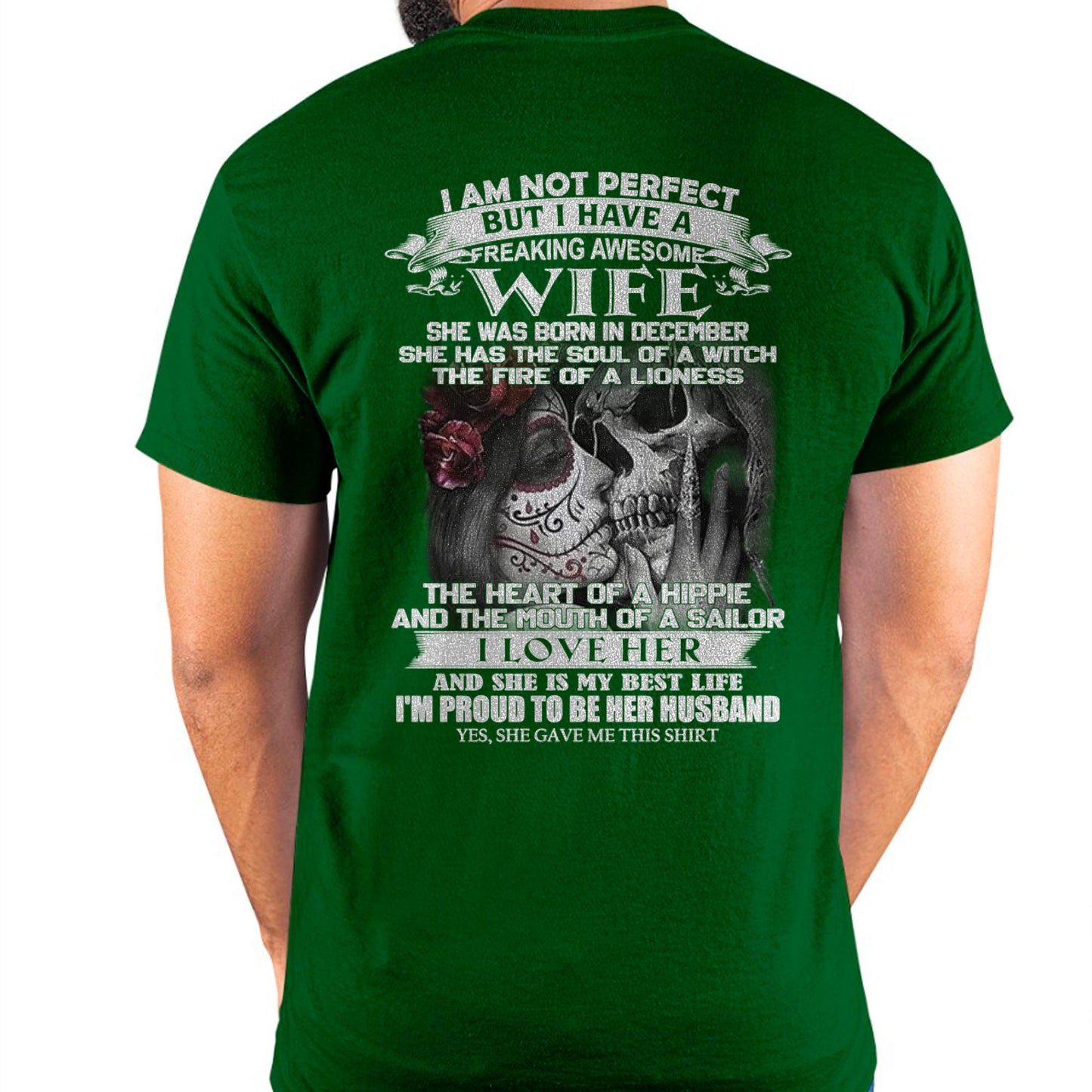 December - I Am Not Perfect But I Have A Freaking Awesome Wife - Gift For Husband From Wife - Virgo12 (SKU06-31-12)