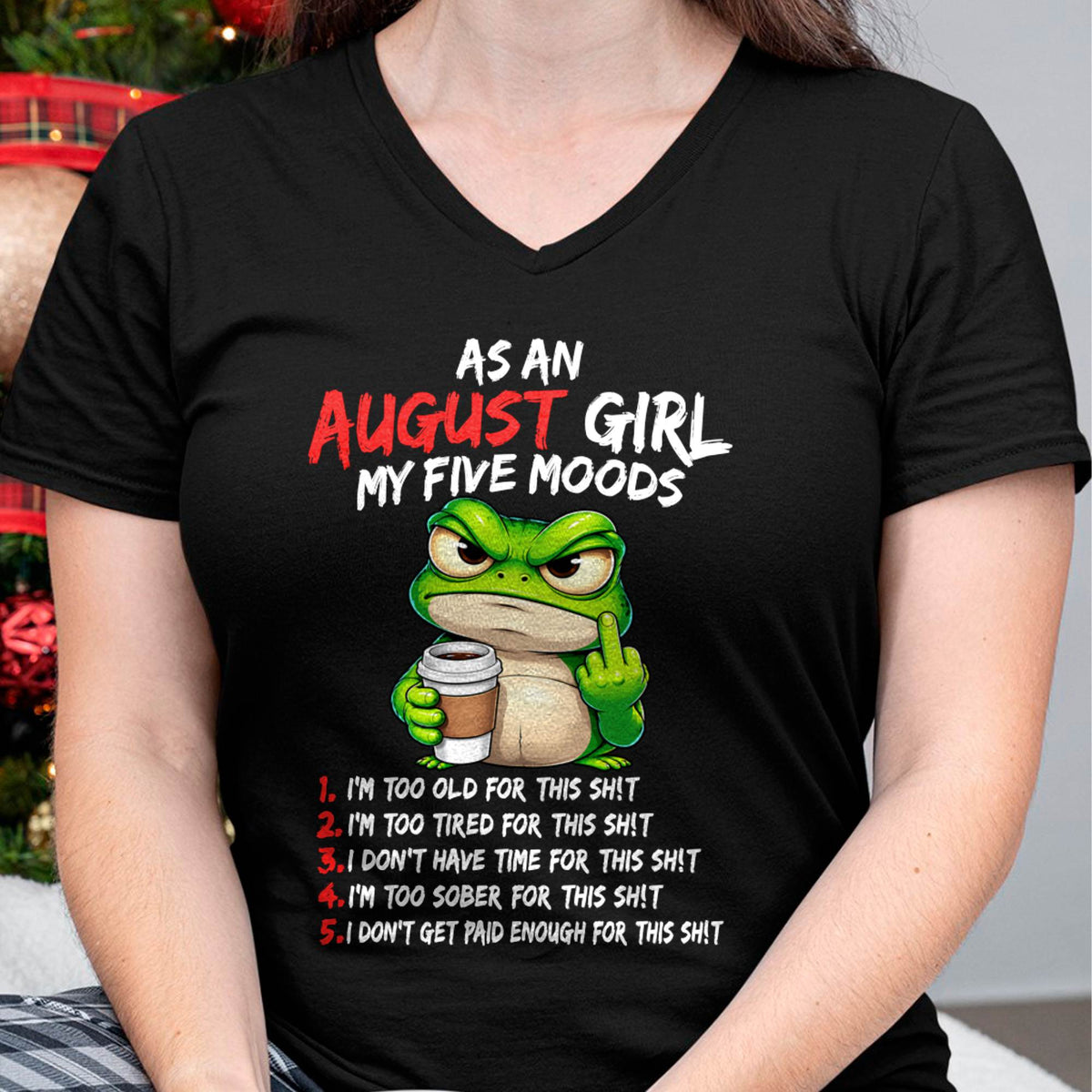 AUGUST SHIRT August Girl, My 5 Moods - For Women - Virgo08 (SKU2610-03-08)