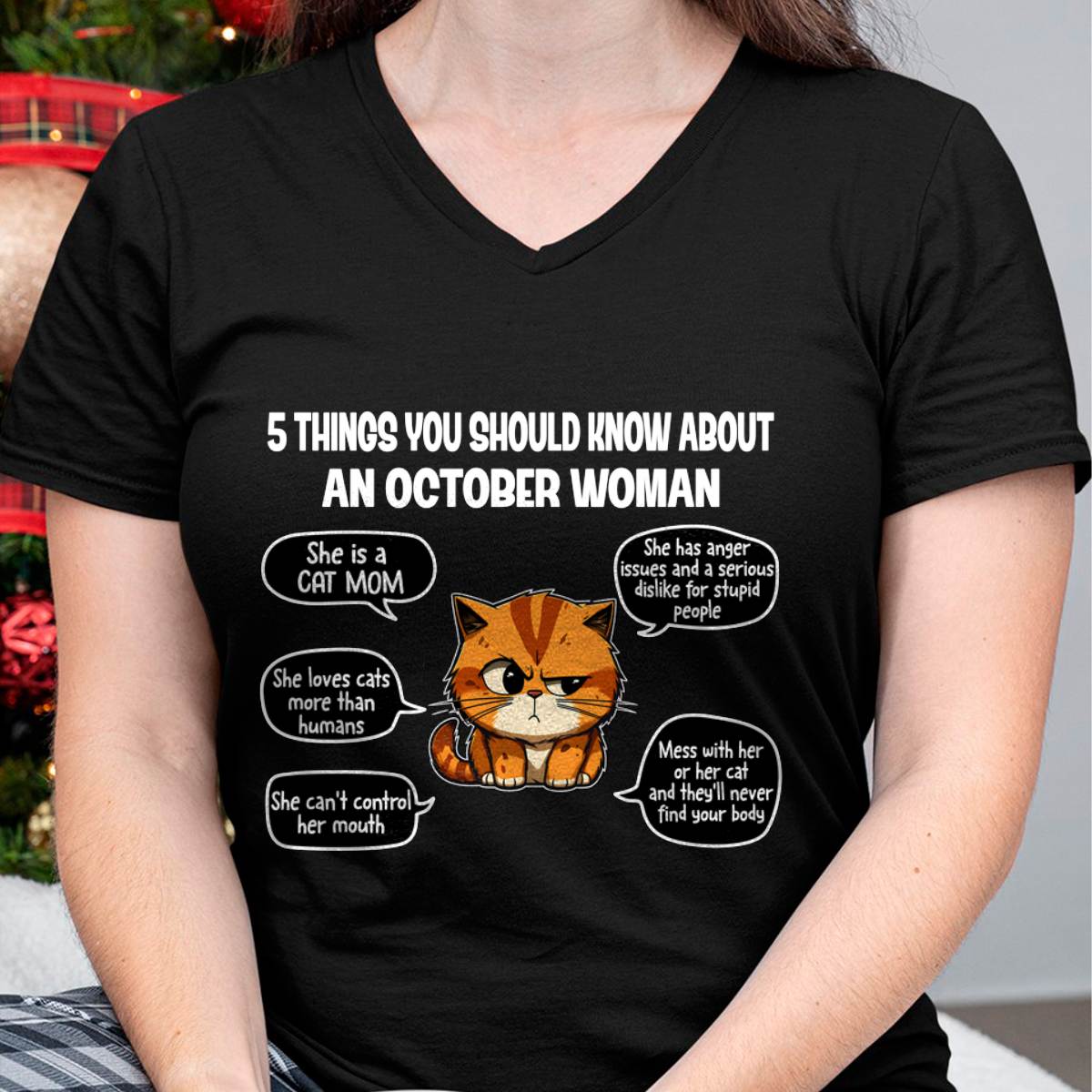 OCTOBER SHIRT, 5 THINGS YOU SHOULD KNOW ABOUT THIS WOMAN - Virgo10 (SKU2604-312-10)