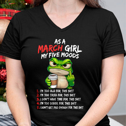 MARCH SHIRT March Girl, My 5 Moods - For Women - Virgo03 (SKU2610-03-03)