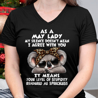 MAY SHIRT As A May Lady - For Women - Virgo05 (SKU2609-113-05)
