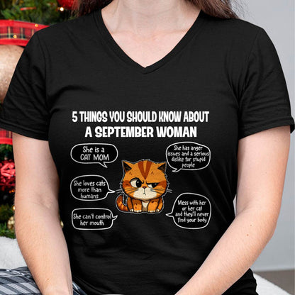 SEPTEMBER SHIRT, 5 THINGS YOU SHOULD KNOW ABOUT THIS WOMAN - Virgo09 (SKU2604-312-09)