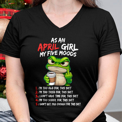 APRIL SHIRT April Girl, My 5 Moods - For Women - Virgo04 (SKU2610-03-04)