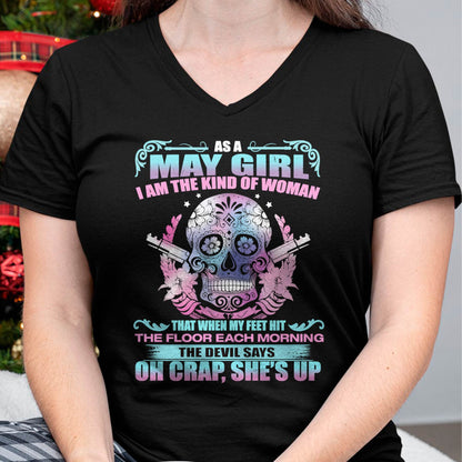 AS A MAY GIRL I AM THE KIND OF WOMAN FMA (SKU08-85-05)