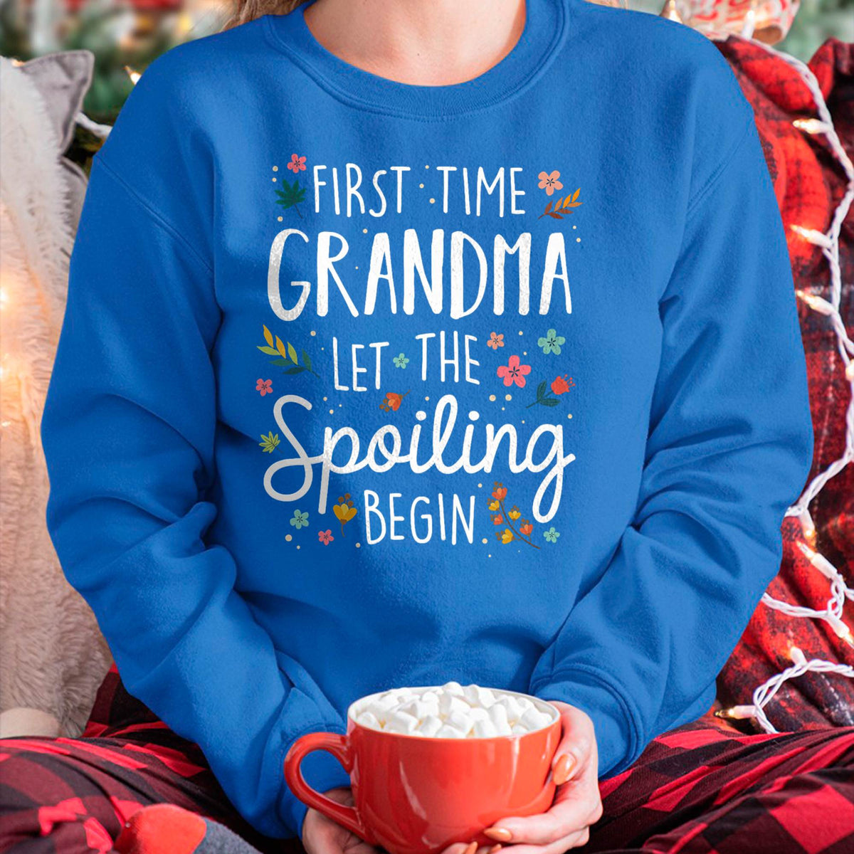 FIRST TIME GRANDMA T-SHIRT – PERFECT GIFT FOR NEW GRANDMAS - virgo00 (SKU8-GRA00)
