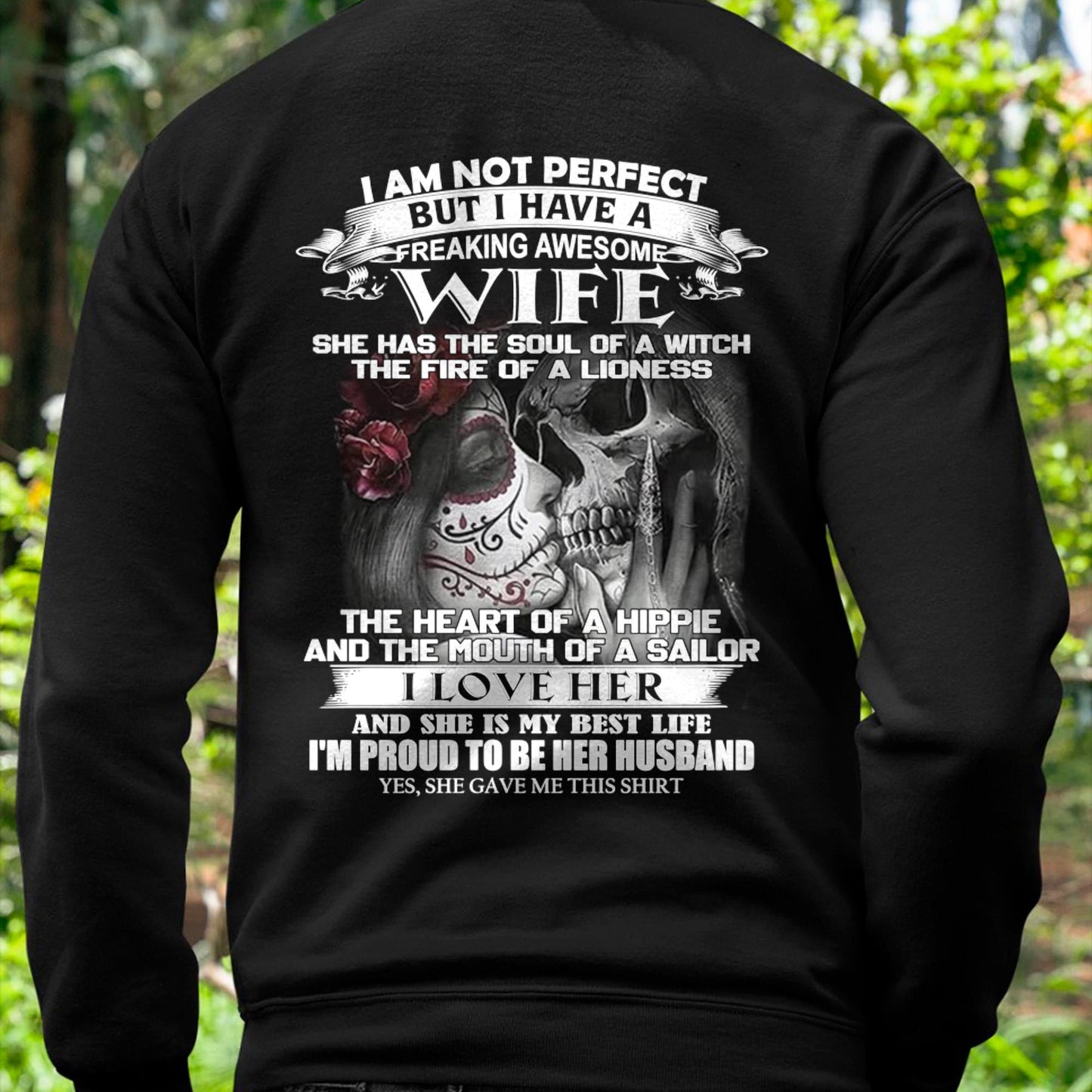 I Am Not Perfect But I Have A Freaking Awesome Wife - Gift For Husband From Wife - Virgo00 (SKU06-31-00)