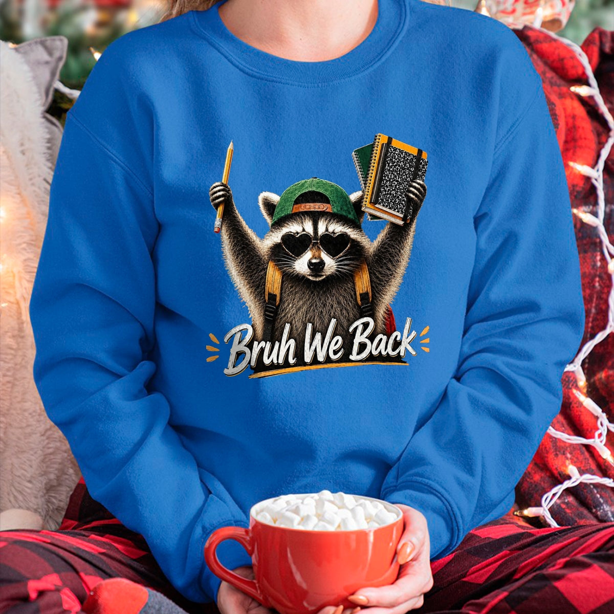 Best Student Shirt, Funny Back To School UnisexT-Shirt/Hoodie/Sweatshirt HLT00 - Funny Back to School Raccoon Bruh We Back for Boys Girls T-Shirt, Men, Black, 3X-Large