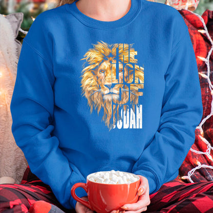 Christian Tee, Christian Faith Unisex T-Shirt/Hoodie/Sweatshirt HLT00 - Jesus Lion of Judah Christian Gift for Men Women T-Shirt