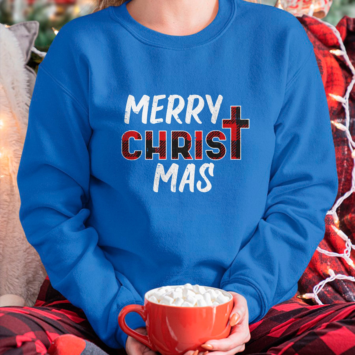 Christian Tee, Christian Faith Unisex T-Shirt/Hoodie/Sweatshirt HLT00 - Merry Christ Mas Christian Jesus Christmas Xmas T-Shirt