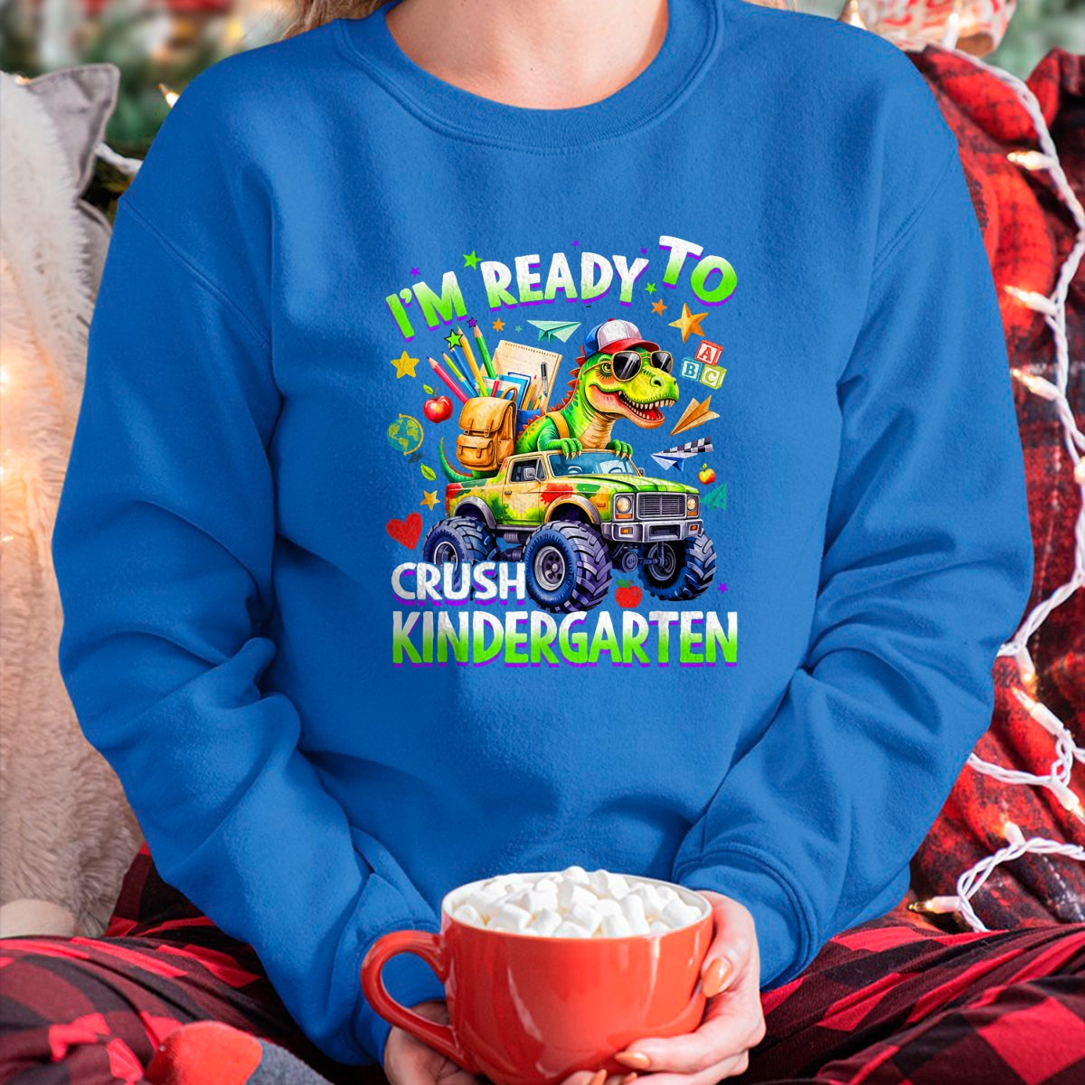 Best Student Shirt, Funny Back To School UnisexT-Shirt/Hoodie/Sweatshirt HLT00 - I_m Ready to Crush Kindergarten Dinosaur Back to School Boy T-Shirt