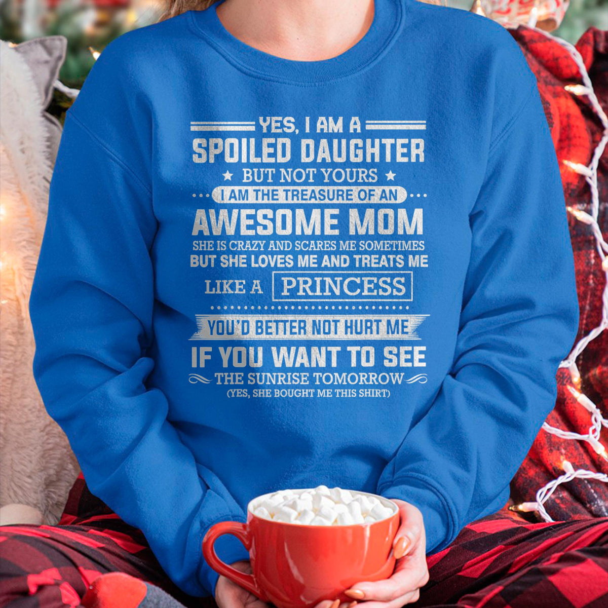 I Get My Attitude From My Freaking Awesome Mom - Gift for Daughter From Mom - virgo00
